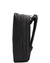 schwarzer Segeltuch Rucksack von Cote And Ciel