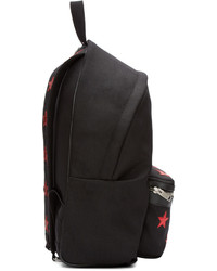 schwarzer Segeltuch Rucksack von Saint Laurent