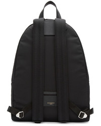 schwarzer Segeltuch Rucksack von Givenchy