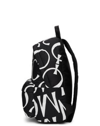 schwarzer Segeltuch Rucksack von McQ Alexander McQueen