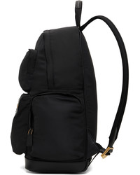 schwarzer Segeltuch Rucksack von Tom Ford