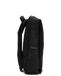 schwarzer Segeltuch Rucksack von Cote And Ciel