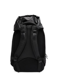 schwarzer Segeltuch Rucksack von Cote And Ciel