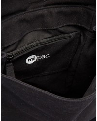 schwarzer Segeltuch Rucksack von Mi-pac