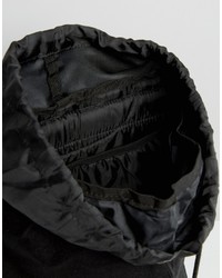 schwarzer Segeltuch Rucksack von Eastpak