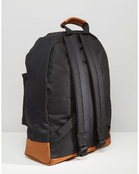 schwarzer Segeltuch Rucksack von Mi-Pac