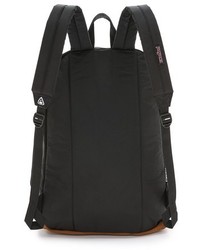 schwarzer Segeltuch Rucksack von JanSport