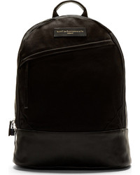 schwarzer Segeltuch Rucksack von WANT Les Essentiels