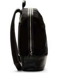 schwarzer Segeltuch Rucksack von WANT Les Essentiels