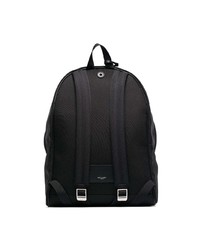 schwarzer Segeltuch Rucksack von Saint Laurent