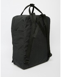 schwarzer Segeltuch Rucksack von Fjäll Räven