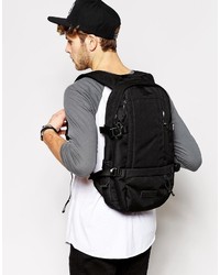 schwarzer Segeltuch Rucksack von Eastpak