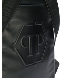 schwarzer Segeltuch Rucksack von Philipp Plein