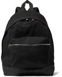 schwarzer Segeltuch Rucksack von Sandro