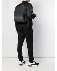 schwarzer Segeltuch Rucksack von Emporio Armani