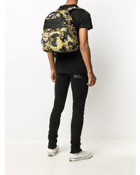 schwarzer Segeltuch Rucksack von VERSACE JEANS COUTURE