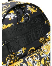 schwarzer Segeltuch Rucksack von VERSACE JEANS COUTURE