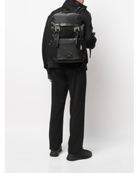 schwarzer Segeltuch Rucksack von VERSACE JEANS COUTURE