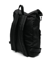 schwarzer Segeltuch Rucksack von Tommy Jeans