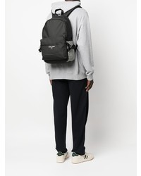 schwarzer Segeltuch Rucksack von Tommy Jeans