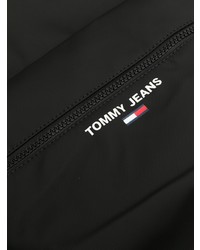 schwarzer Segeltuch Rucksack von Tommy Jeans