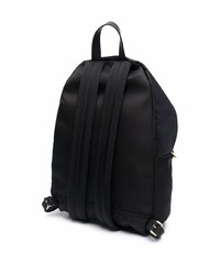 schwarzer Segeltuch Rucksack von Moschino