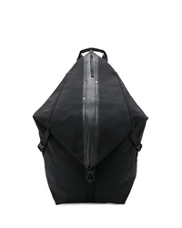 schwarzer Segeltuch Rucksack von Niløs