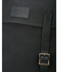 schwarzer Segeltuch Rucksack von Filson