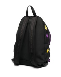 schwarzer Segeltuch Rucksack von Moschino