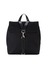 schwarzer Segeltuch Rucksack von Valentino