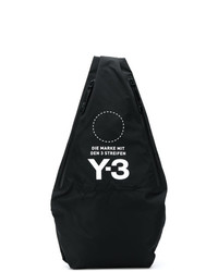 schwarzer Segeltuch Rucksack von Y-3