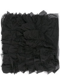 schwarzer Seideschal von Giorgio Armani