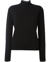 schwarzer Spitzepullover von Blugirl