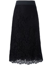 schwarzer Spitzerock von Dolce & Gabbana