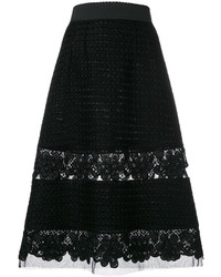 schwarzer Spitzerock von Dolce & Gabbana