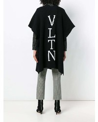 schwarzer Strick Kimono von Valentino