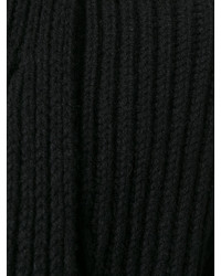 schwarzer Strick Mantel von Isabel Benenato