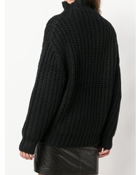 schwarzer Strick Oversize Pullover von IRO
