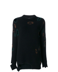 schwarzer Strick Oversize Pullover von Ballantyne