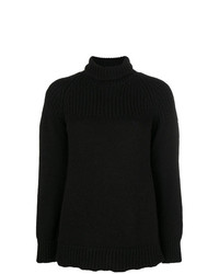 schwarzer Strick Oversize Pullover von Dondup