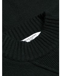schwarzer Strick Oversize Pullover von Givenchy