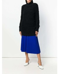 schwarzer Strick Oversize Pullover von Marni