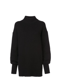 schwarzer Strick Oversize Pullover von Proenza Schouler