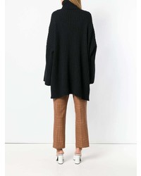 schwarzer Strick Oversize Pullover von Joseph