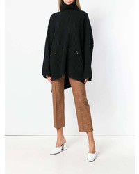 schwarzer Strick Oversize Pullover von Joseph