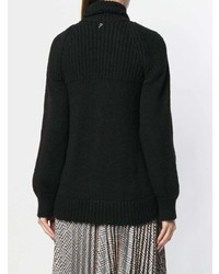 schwarzer Strick Oversize Pullover von Dondup