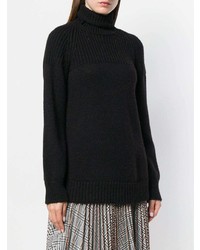 schwarzer Strick Oversize Pullover von Dondup