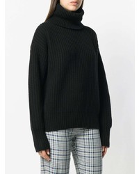 schwarzer Strick Oversize Pullover von Joseph