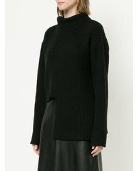 schwarzer Strick Oversize Pullover von Ellery