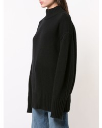 schwarzer Strick Oversize Pullover von Proenza Schouler